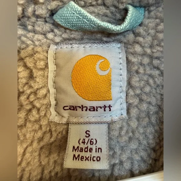 Carhartt Women’s Canvas Sherpa Jacket in Seaglass